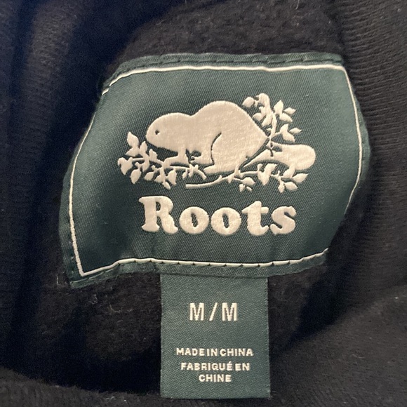 Roots Mock/ Cowl Neck Sweatshirt Dress - Picture 4 of 4